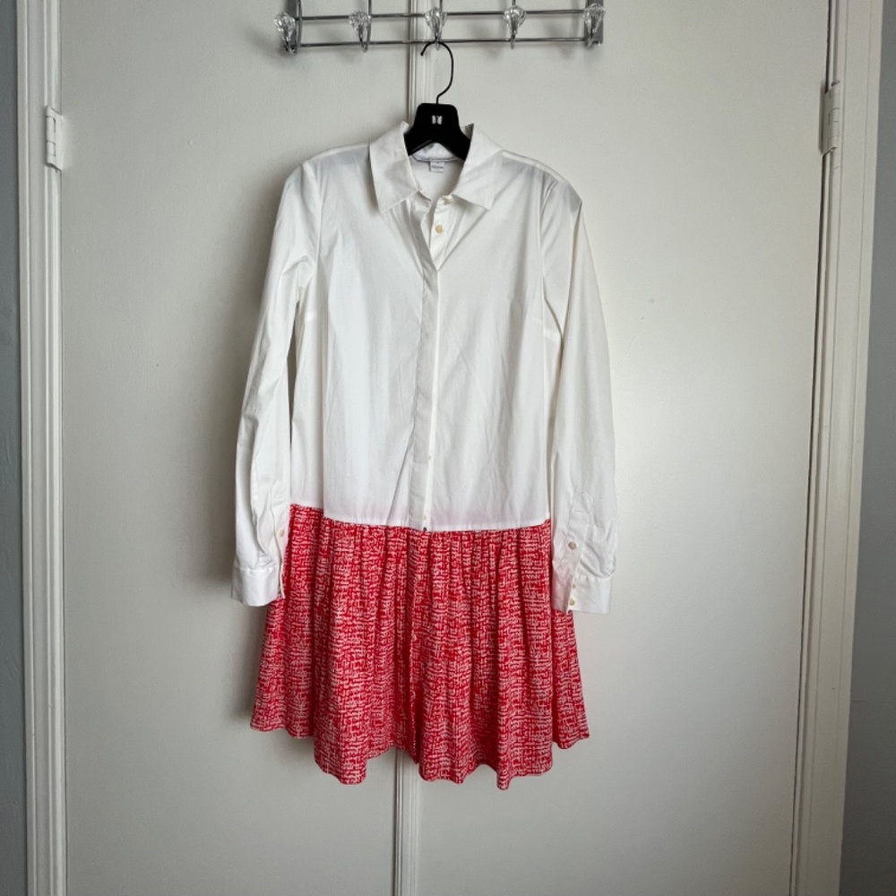 Diane von Furstenberg Button-Up Dress with Pleated Skirt | Sz. 2